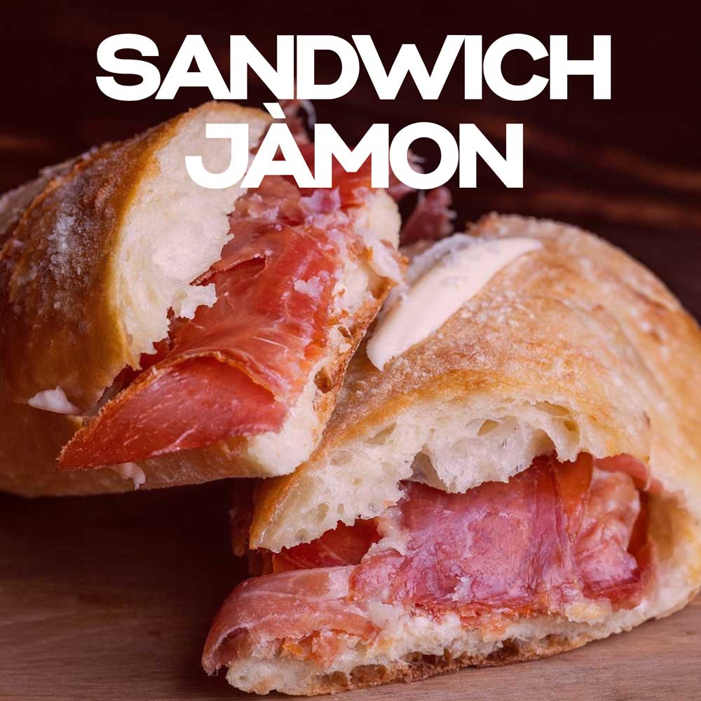 Bocadillo jamon